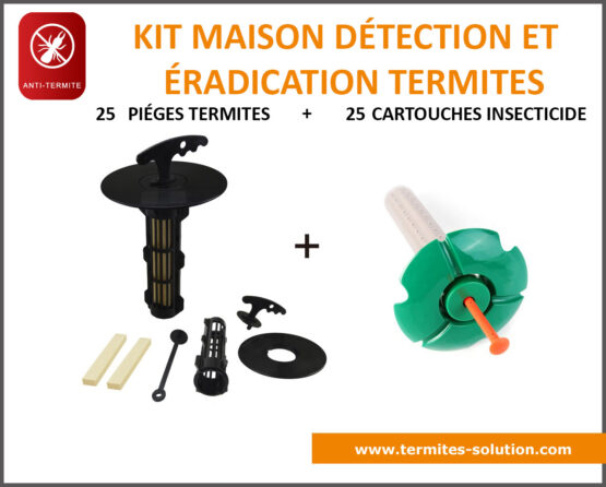 Kit maison détection éradication termites x25